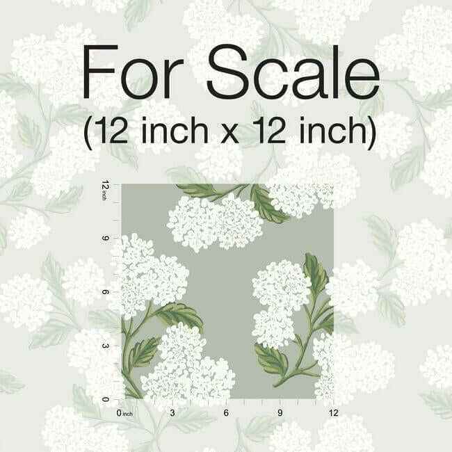 Hydrangea Grey Wallpaper - York Wallcoverings - RI5144 - York Wallcoverings Wallpaper