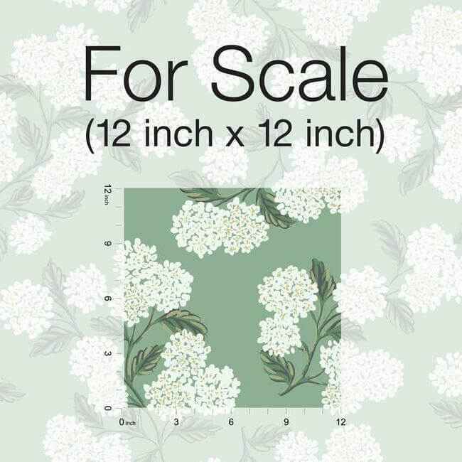Hydrangea Jade Wallpaper - York Wallcoverings - RI5145 - York Wallcoverings Wallpaper