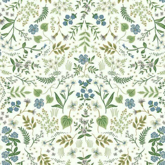 wildwood-blue-green-wallpaper-york-wallcoverings-ri5155 - York Wallpaper Wallpaper