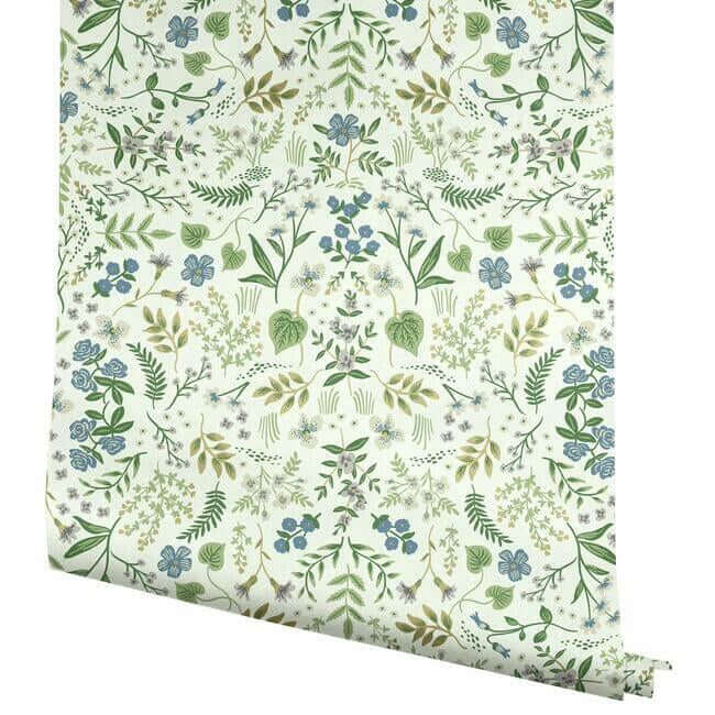 wildwood-blue-green-wallpaper-york-wallcoverings-ri5155 - York Wallpaper Wallpaper