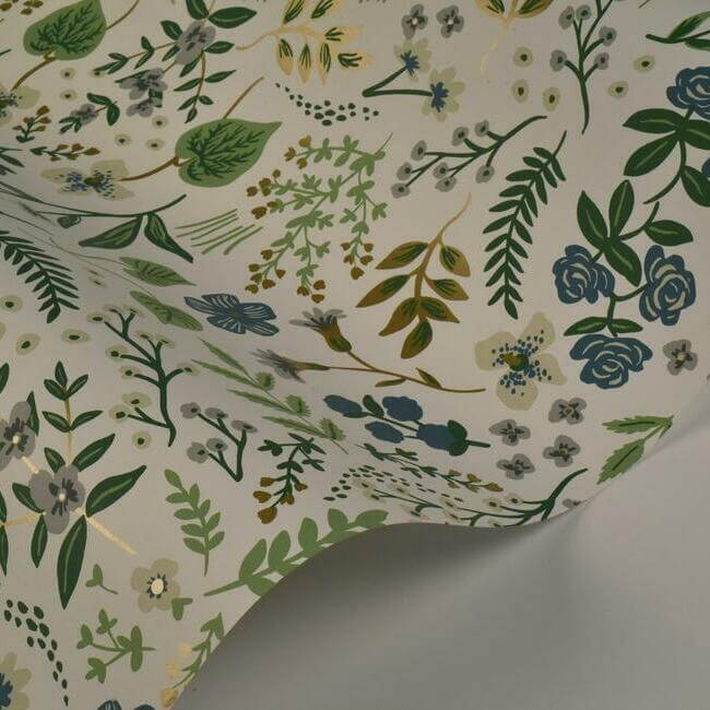 wildwood-blue-green-wallpaper-york-wallcoverings-ri5155 - York Wallpaper Wallpaper