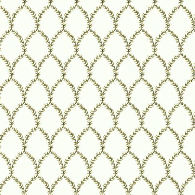 laurel-gold-white-wallpaper-york-wallcoverings-ri5176 - York Wallpaper Wallpaper