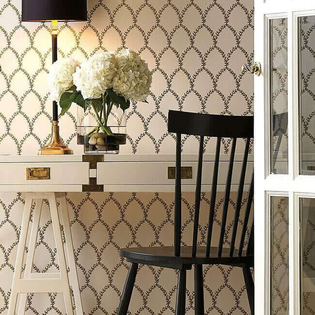 laurel-gold-white-wallpaper-york-wallcoverings-ri5176 - York Wallpaper Wallpaper
