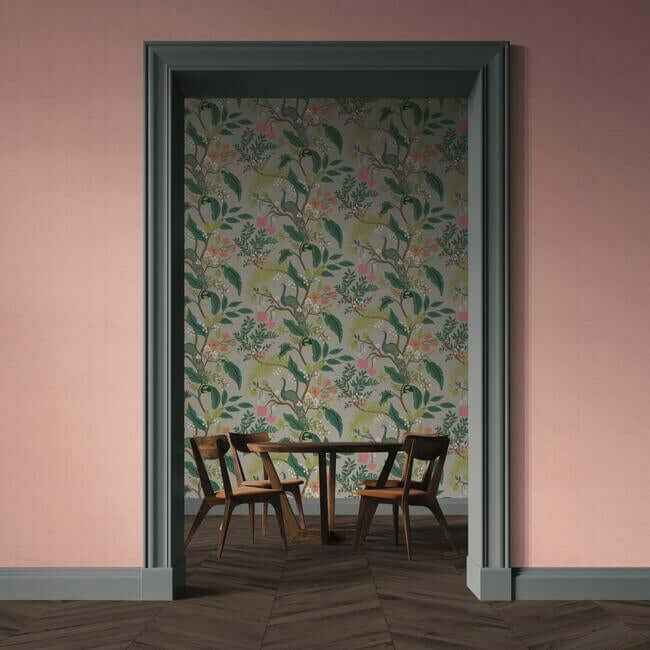 Palette Light Pink Wallpaper - York Wallcoverings - RI5183 - York Wallcoverings Wallpaper