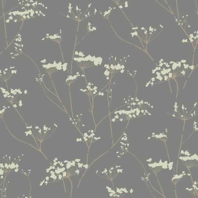 Enchanted Silver Wallpaper - York Wallcoverings - DN3711