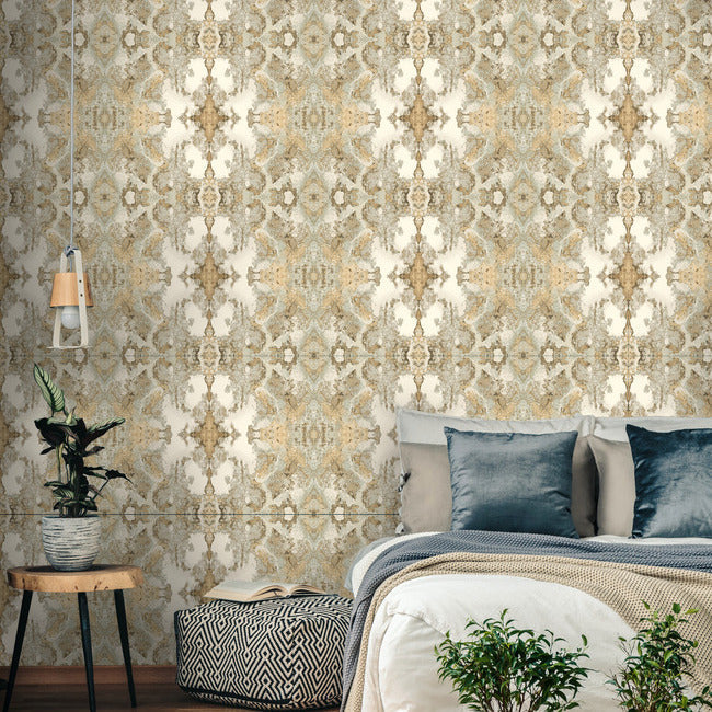 inner-beauty-wallpaper-light-gray-york-wallcoverings-na0594 - York Wallcoverings Wallpaper