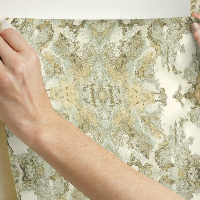 inner-beauty-wallpaper-light-gray-york-wallcoverings-na0594 - York Wallcoverings Wallpaper