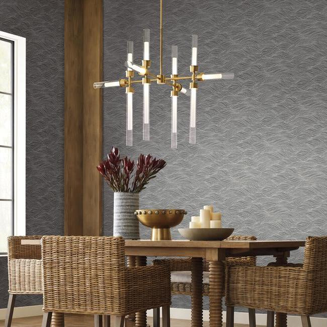 sand-crest-wallpaper-dark-silver-york-wallcoverings-na0587 - York Wallcoverings Wallpaper