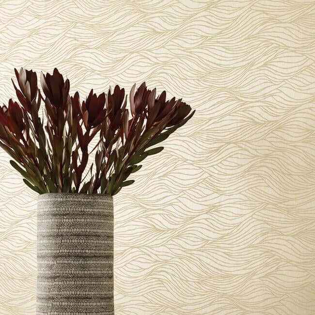 Sand Crest Wallpaper Glint - York Wallcoverings - NA0586 - York Wallcoverings Wallpaper