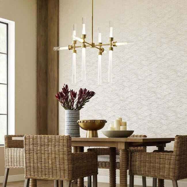 Sand Crest Wallpaper Glint - York Wallcoverings - NA0586 - York Wallcoverings Wallpaper