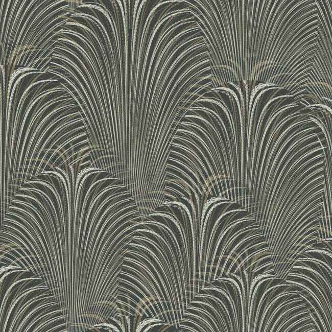 Deco Fountain Black Wallpaper - York Wallcoverings - OL2768 - York Wallcoverings Wallpaper