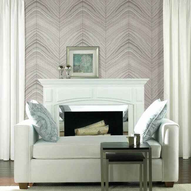 Onyx Strata Pink & Purple Wallpaper - York Wallcoverings - CI2413 - York Wallcoverings Wallpaper