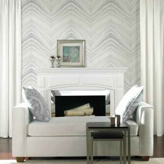 Onyx Strata Grey Wallpaper - York Wallcoverings - CI2414 - York Wallcoverings Wallpaper