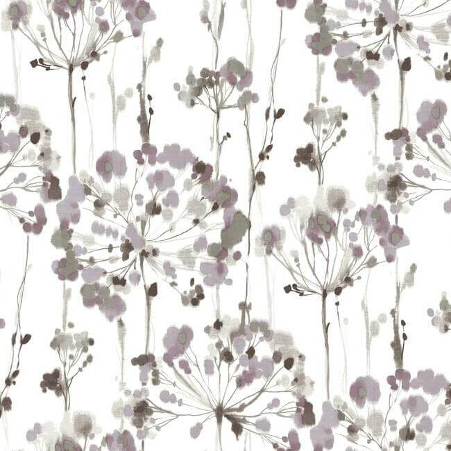 flourish-purple-wallpaper-york-wallcoverings-ci2424 - York Wallpaper Wallpaper