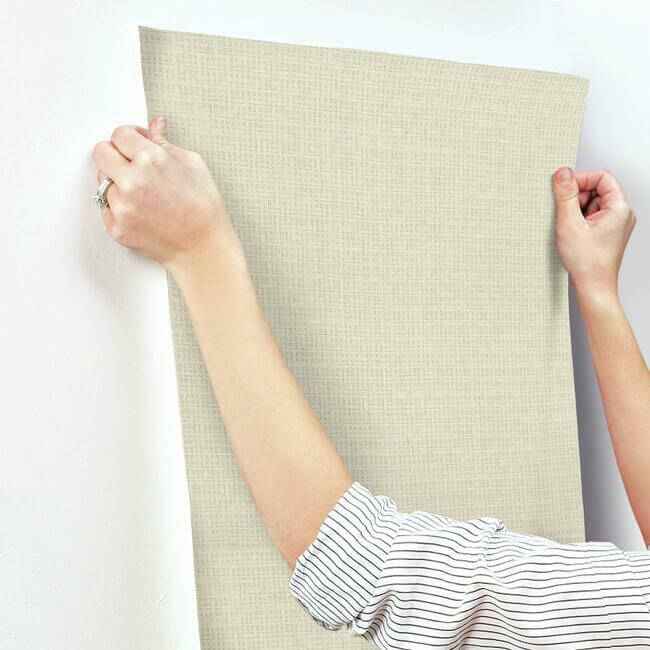 Tatami Weave Cream Wallpaper - York Wallcoverings - OG0526 - York Wallcoverings Wallpaper