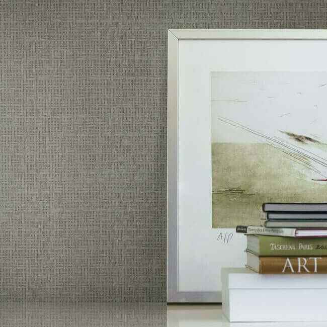 Tatami Weave Green Wallpaper - York Wallcoverings - OG0528 - York Wallcoverings Wallpaper