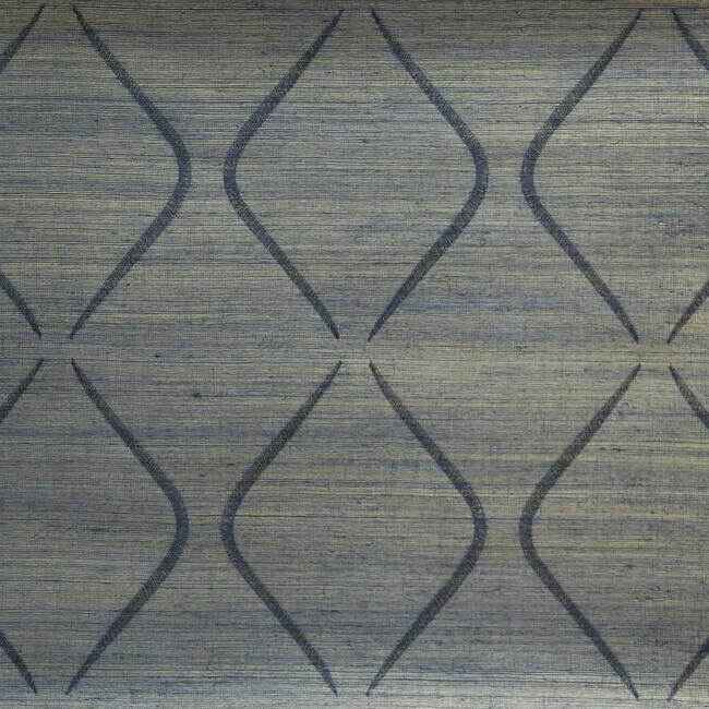 Marquise Indigo Wallpaper - York Wallcoverings - DL2903