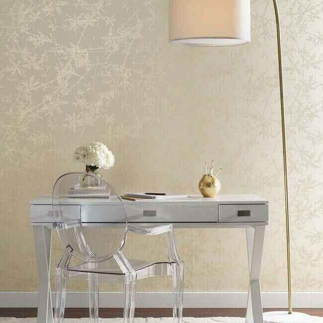 Sylvan Wallpaper Goldcream - York Wallcoverings - DL2946 - York Wallcoverings Wallpaper
