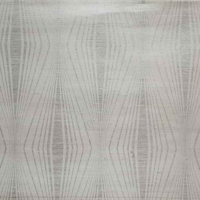 Radiant Silver & White Wallpaper - York Wallcoverings - DL2930 - York Wallcoverings Wallpaper