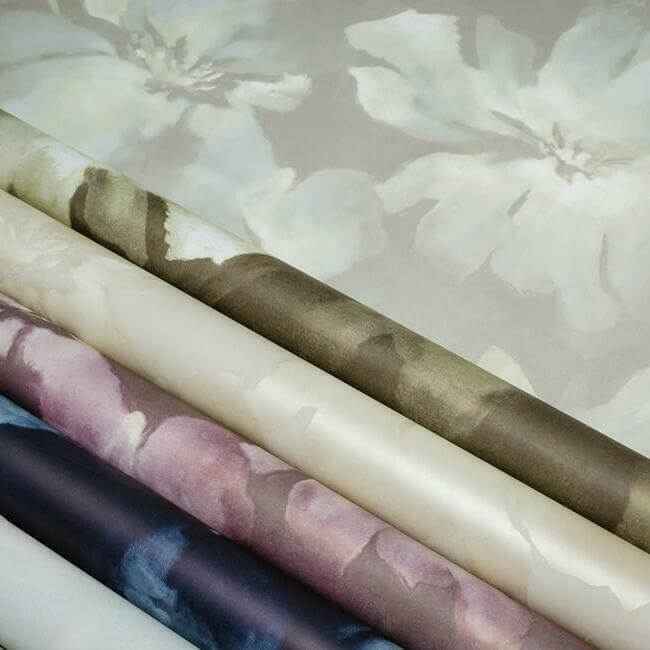 Midnight Blooms Grey Wallpaper - York Wallcoverings - SO2472 - York Wallcoverings Wallpaper