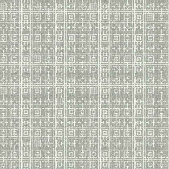 Deco Screen Black Wallpaper - York Wallcoverings - CA1526