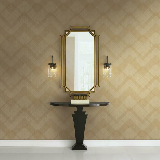 jazz-age-wallpaper-creamgold-york-wallcoverings-ca1590 - York Wallcoverings Wallpaper
