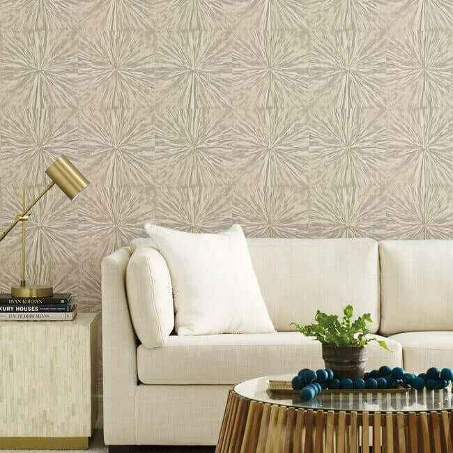 Squareburst Light Yellow Wallpaper - York Wallcoverings - OG0503 - York Wallcoverings Wallpaper
