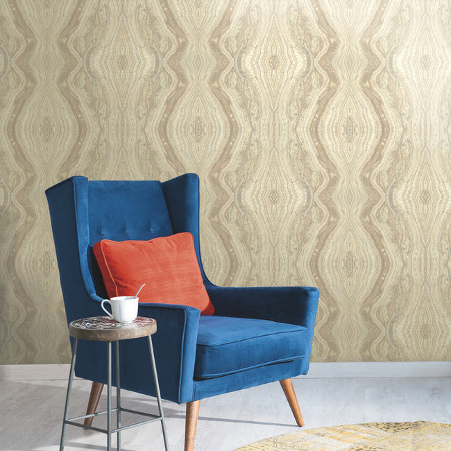 kaleidoscope-wallpaper-beige-york-wallcoverings-bh8399 - York Wallcoverings Wallpaper