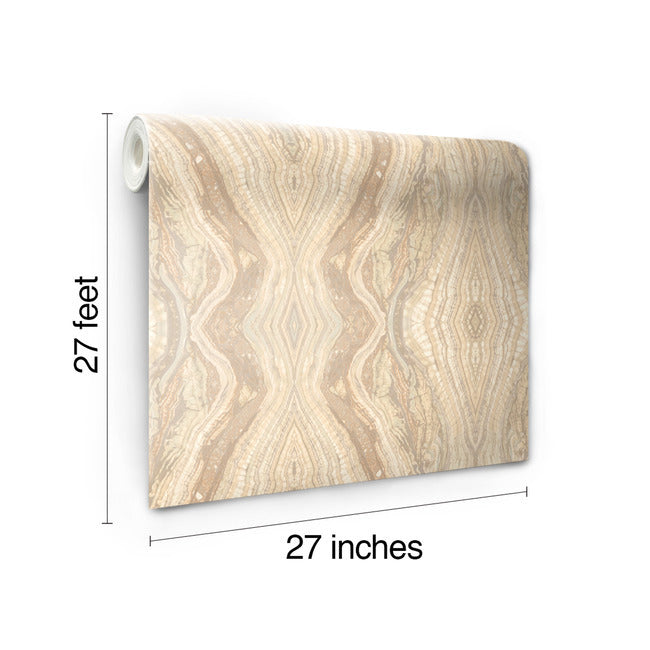 kaleidoscope-wallpaper-beige-york-wallcoverings-bh8399 - York Wallcoverings Wallpaper