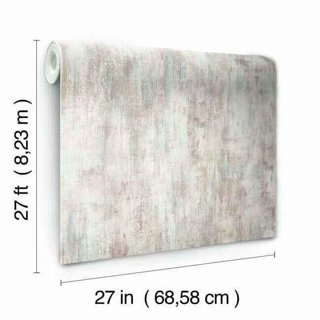 Concrete Patina Mutlicolor & Grey Wallpaper - York Wallcoverings - OG0578 - York Wallcoverings Wallpaper