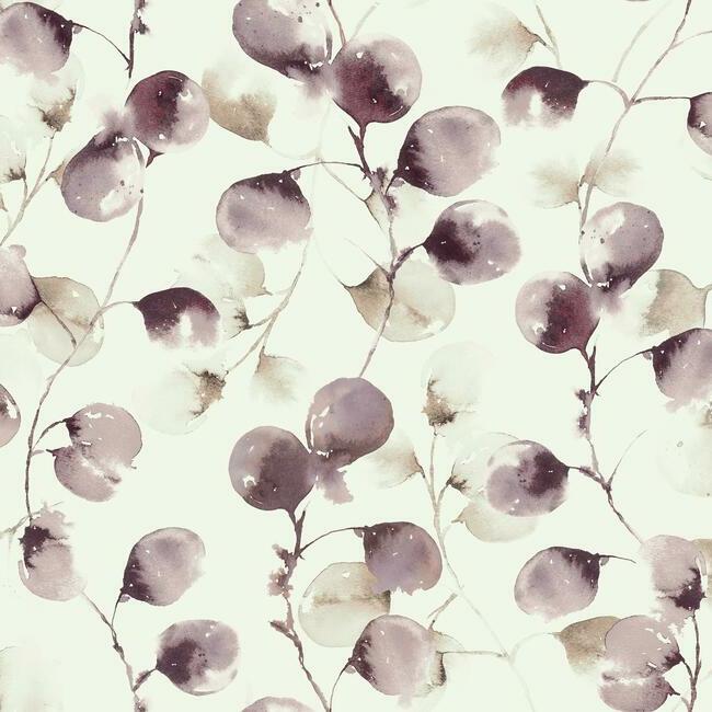 eucalyptus-trail-wallpaper-mulberry-york-wallcoverings-og0592 - York Wallcoverings Wallpaper