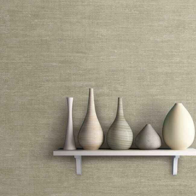 Heathered Wool Beige Wallpaper - York Wallcoverings - OG0614 - York Wallcoverings Wallpaper