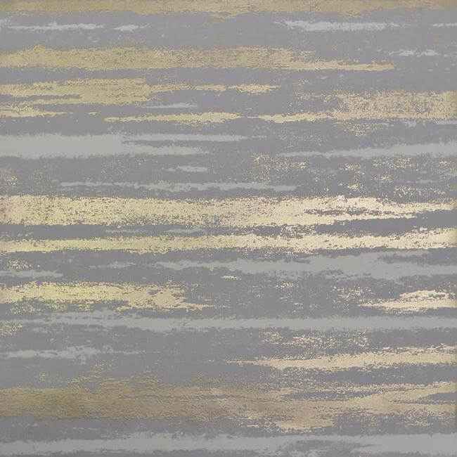 Atmosphere Grey & Gold Wallpaper - York Wallcoverings - NW3540 - York Wallcoverings Wallpaper