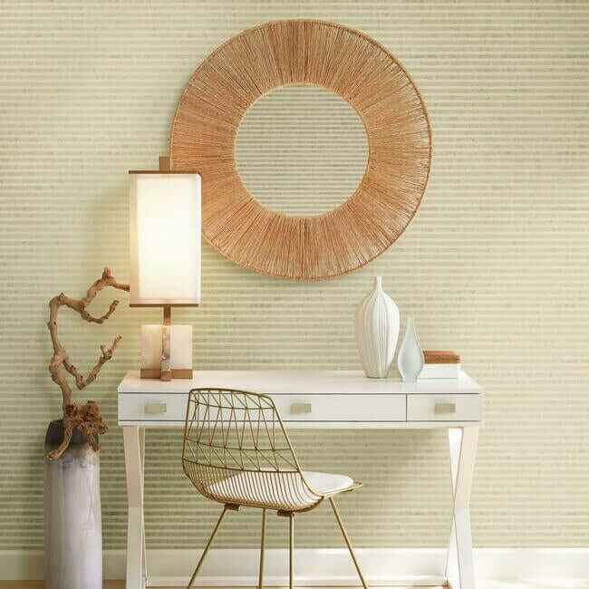 Faux Capiz Wallpaper Warm Sand - York Wallcoverings - Y6230503 - York Wallcoverings Wallpaper