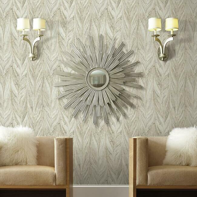 ebru-marble-wallpaper-warm-neutral-york-wallcoverings-y6230801 - York Wallcoverings Wallpaper