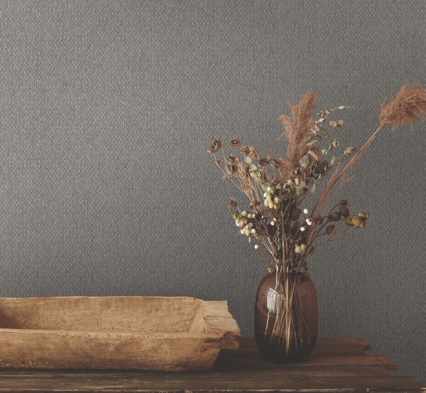 stretched-hexagons-dark-silver-wallpaper-york-wallcoverings-y6231106 - York Wallpaper Wallpaper