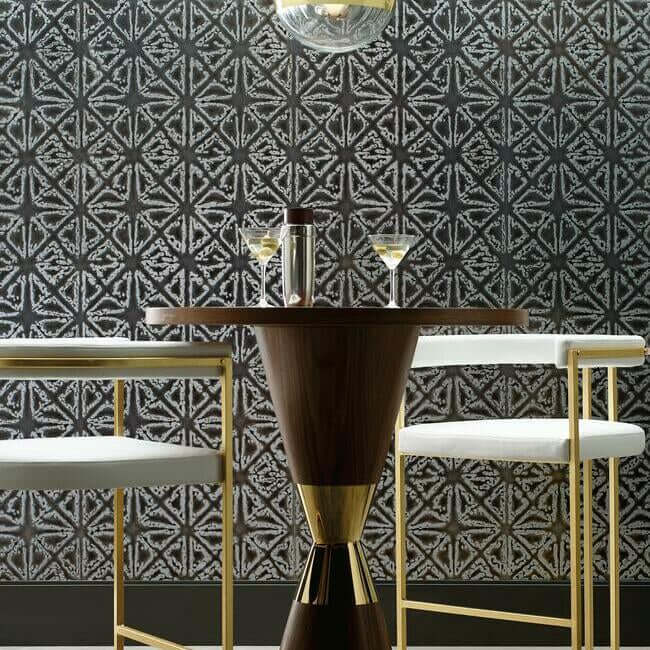 empire-diamond-grey-wallpaper-york-wallcoverings-kt2111 - York Wallpaper Wallpaper