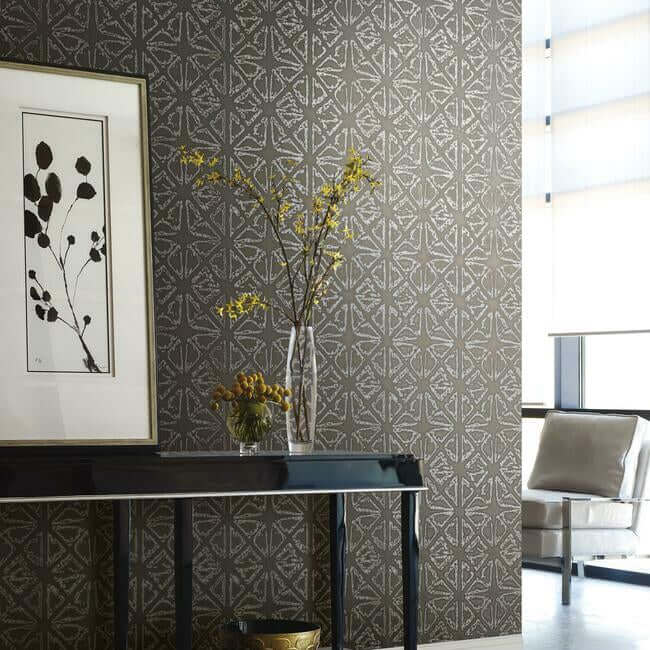 empire-diamond-grey-wallpaper-york-wallcoverings-kt2111 - York Wallpaper Wallpaper