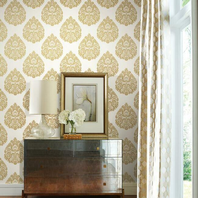 teardrop-damask-wallpaper-gold-york-wallcoverings-kt2141
