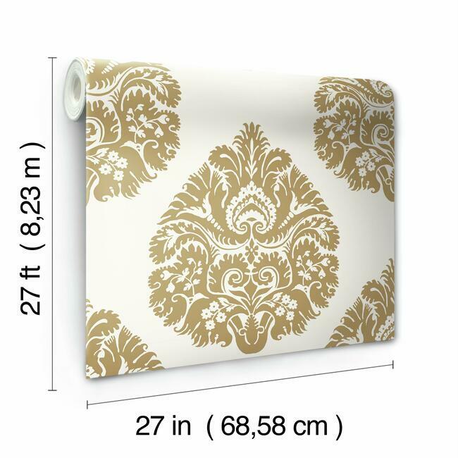 teardrop-damask-wallpaper-gold-york-wallcoverings-kt2141