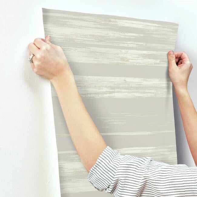 horizontal-dry-brush-wallpaper-grey-york-wallcoverings-kt2152 - York Wallcoverings Wallpaper