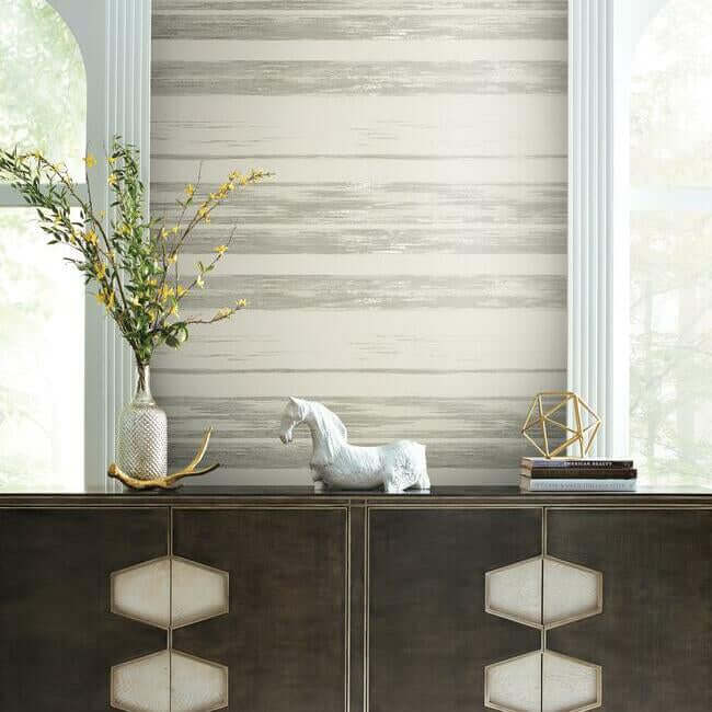 horizontal-dry-brush-white-grey-wallpaper-york-wallcoverings-kt2155 - York Wallpaper Wallpaper