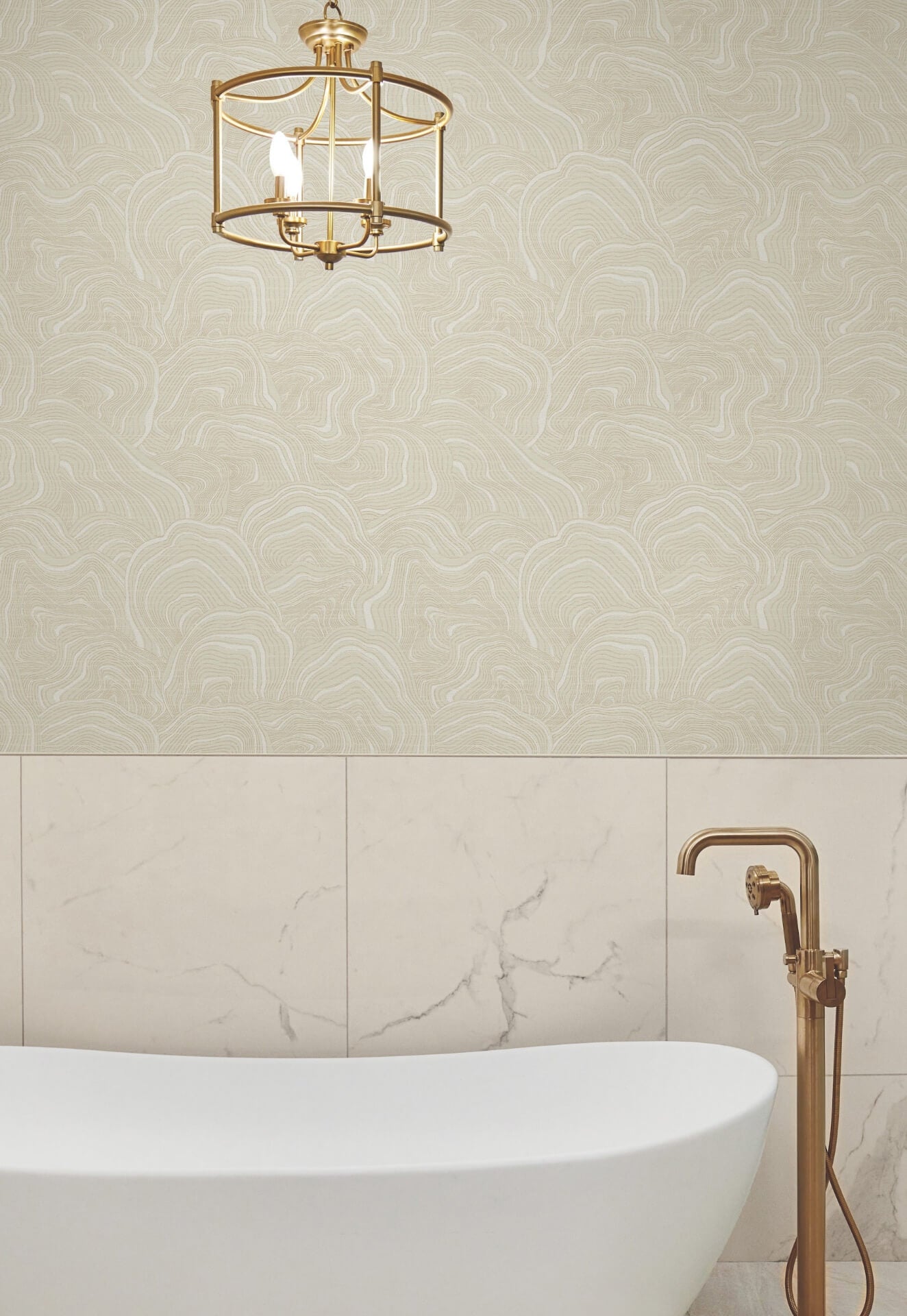 geodes-cream-wallpaper-york-wallcoverings-kt2161 - York Wallpaper Wallpaper