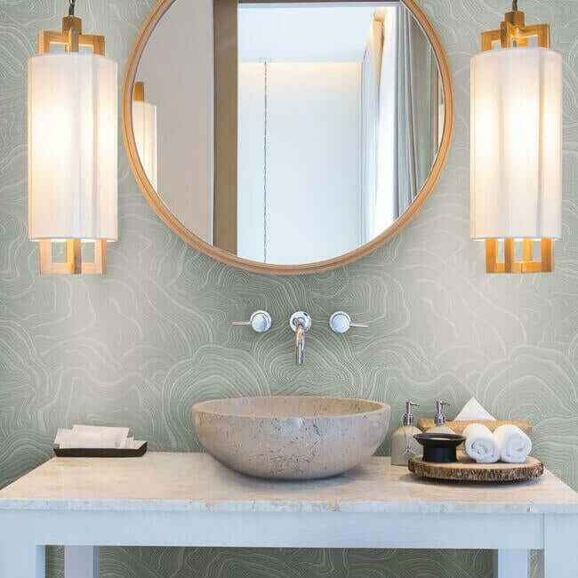 Geodes Wallpaper Grey - York Wallcoverings - KT2165 - York Wallcoverings Wallpaper