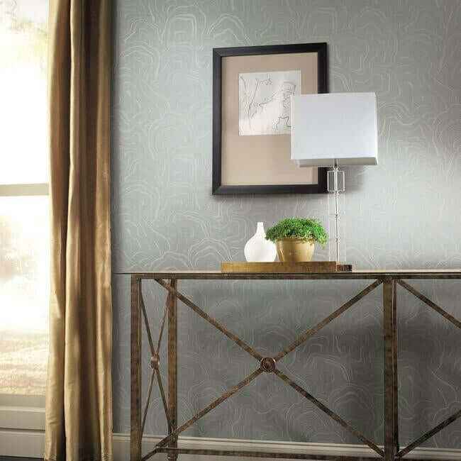 Geodes Wallpaper Grey - York Wallcoverings - KT2165 - York Wallcoverings Wallpaper