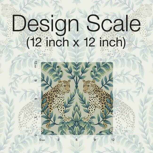 Jungle Leopard Taupe Wallpaper - York Wallcoverings - KT2206 - York Wallcoverings Wallpaper