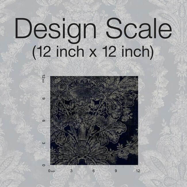 charleston-damask-navy-wallpaper-york-wallcoverings-kt2215 - York Wallpaper Wallpaper
