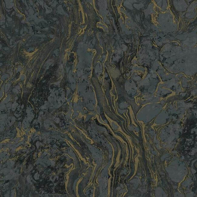 polished-marble-black-wallpaper-york-wallcoverings-kt2224 - York Wallpaper Wallpaper
