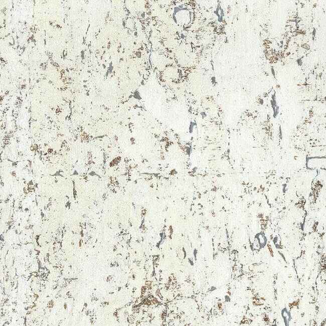 Cork White Wallpaper - York Wallcoverings - GR1092 - York Wallcoverings Wallpaper