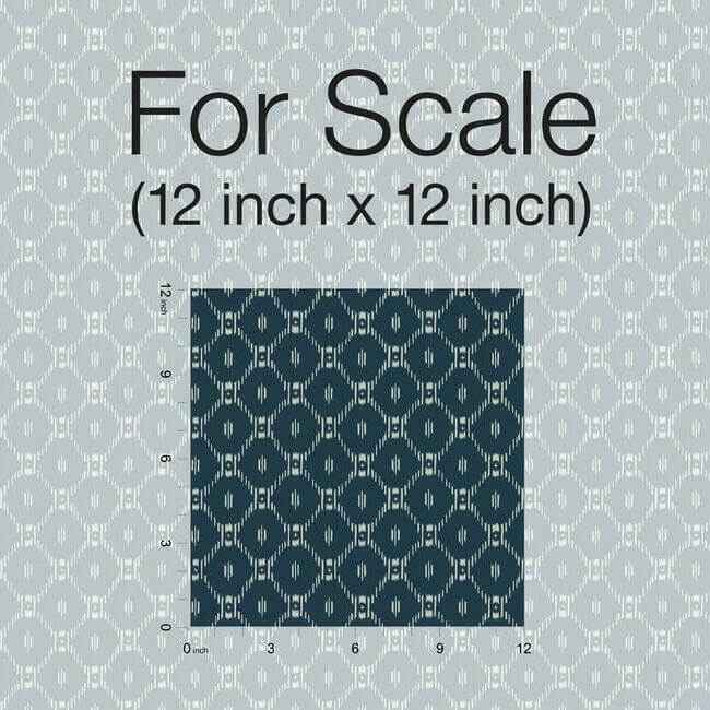Fretwork Blue Wallpaper - York Wallcoverings - AF6528 - York Wallcoverings Wallpaper
